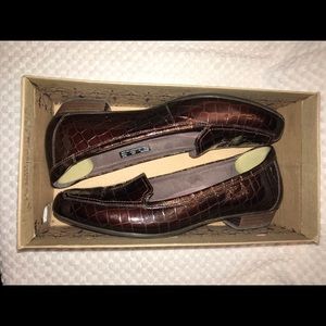 Leather loafers